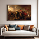 Alexander the Great in the Battlefield Historical Oil Painting - image 4