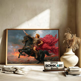 Alexander the Great on Horseback Historical Oil Painting - image 6