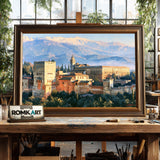 Alhambra Granada Architectural Oil Painting - image 2
