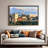 Alhambra Granada Architectural Oil Painting - image 4