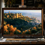 Alhambra hand-painted oil painting on canvas
