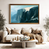 Alpine Landscape Above The Timberline Oil Painting - image 5