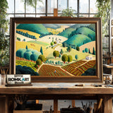 American Countryside Landscape Oil Painting - image 2