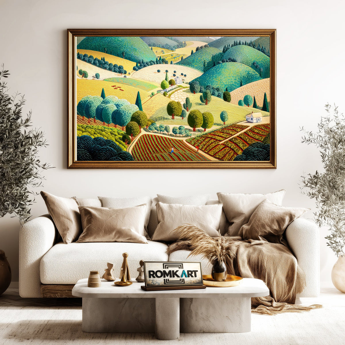 American Countryside Landscape Oil Painting - image 5