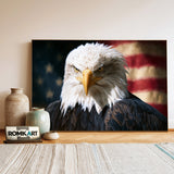 American Flag Eagle Historical Oil Painting - image 3