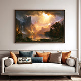 American Romantic Sierra Nevada Oil Painting - image 4