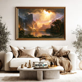 American Romantic Sierra Nevada Oil Painting - image 5