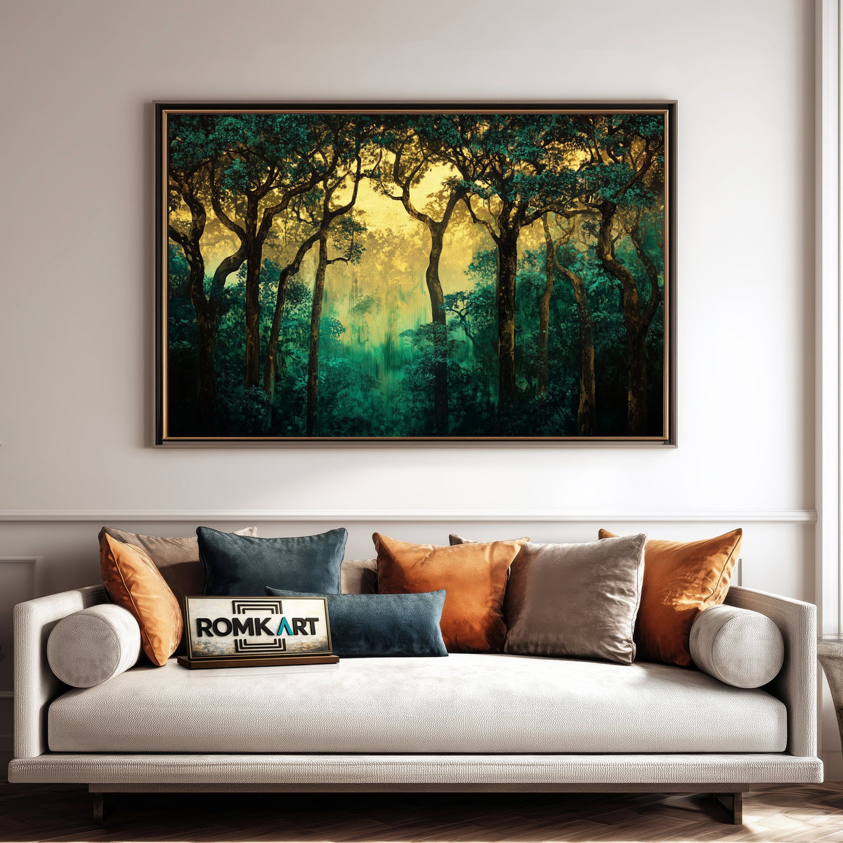 Ancient Rainforest Forest Landscape Oil Painting - image 4