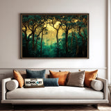Ancient Rainforest Forest Landscape Oil Painting - image 4
