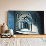 Architectural Corridor Oil Painting - image 3