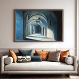 Architectural Corridor Oil Painting - image 4