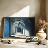 Architectural Corridor Oil Painting - image 6