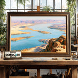 Aswan Egypt Landscape Oil Painting - image 2