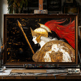 Athena hand-painted oil painting on canvas