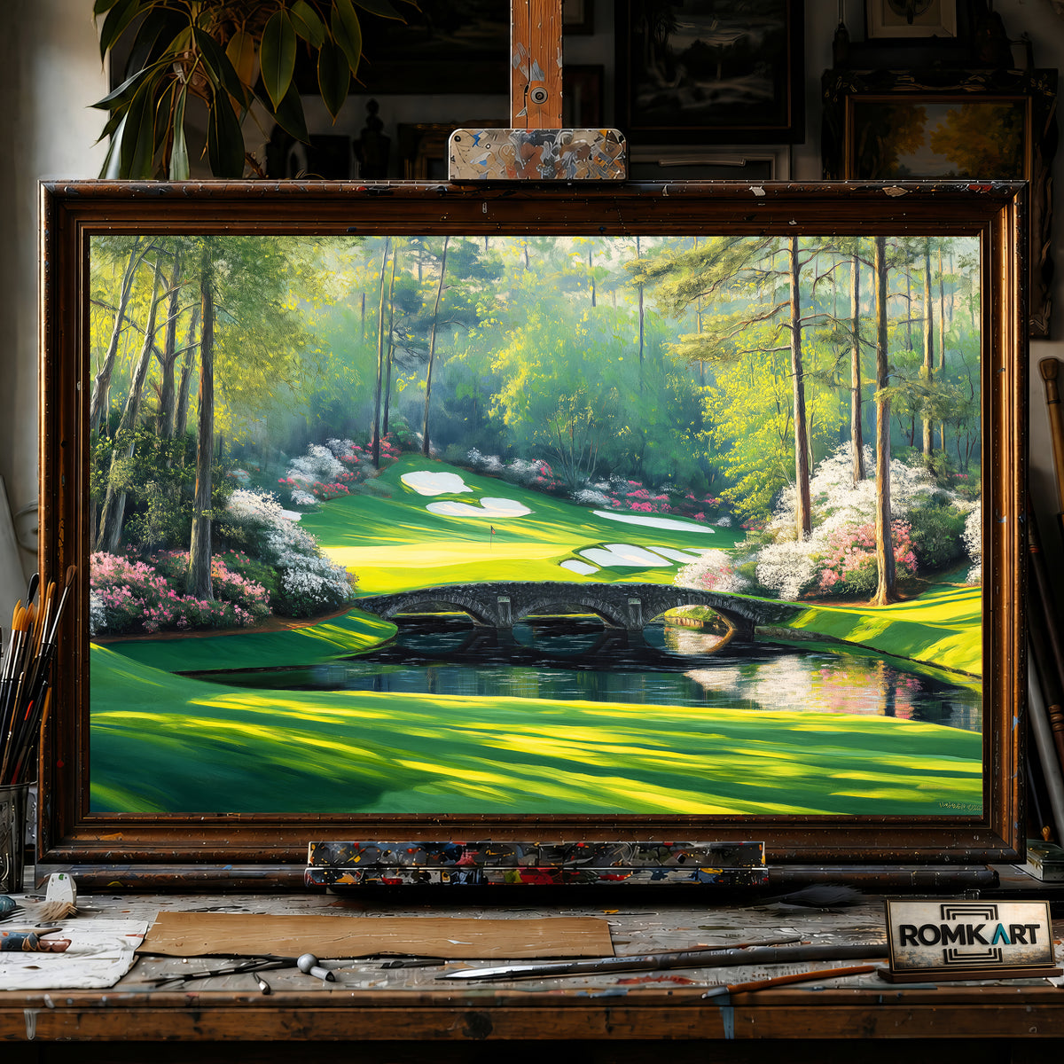 Augusta National Golf Club Sports Oil Painting