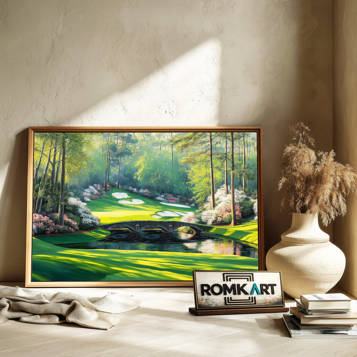 Augusta National Golf Club Sports Oil Painting - image 6