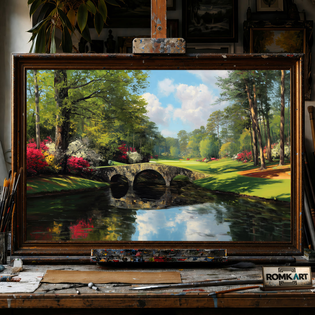 Augusta National Golf Course Sports Oil Painting