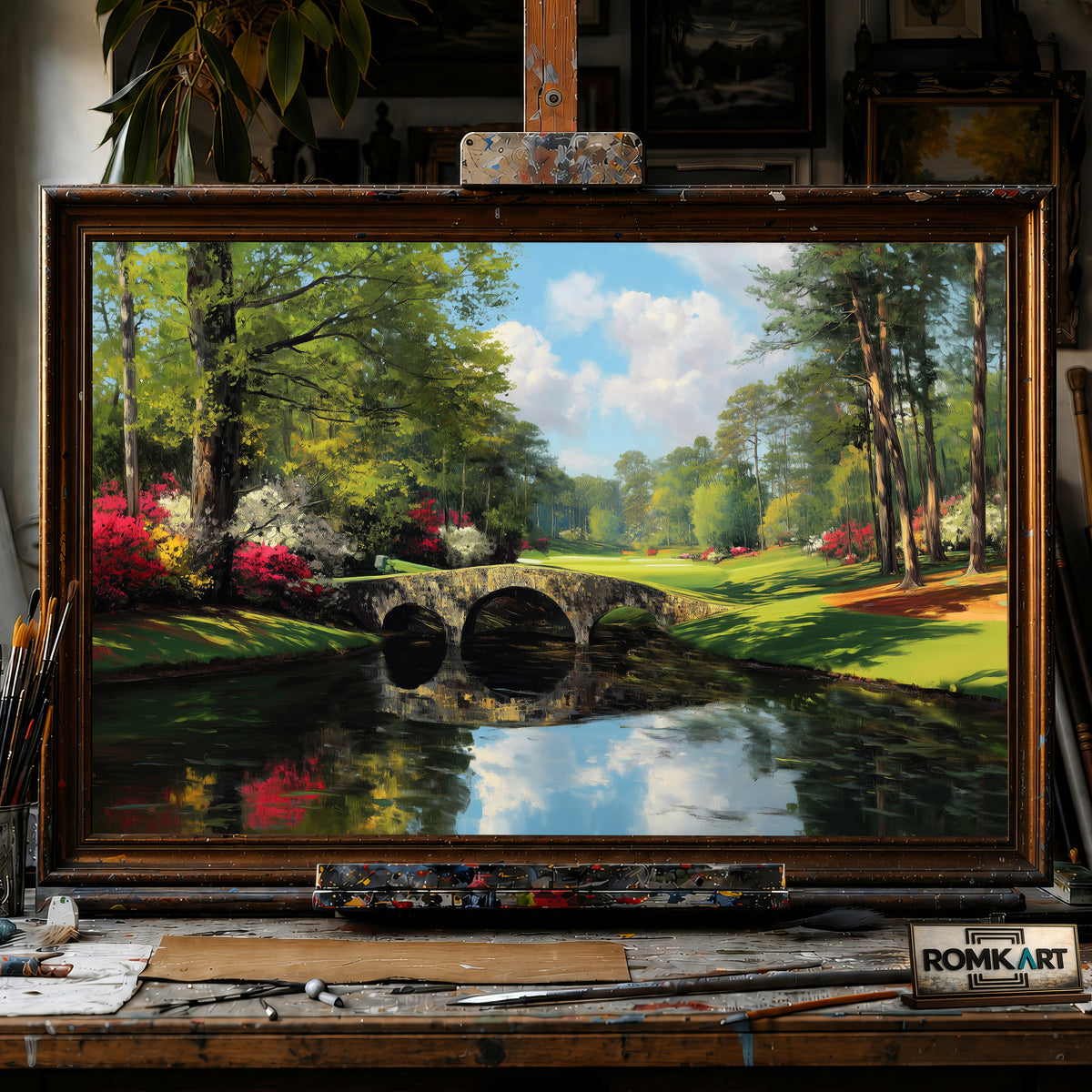 Augusta National Golf Course Sports Oil Painting