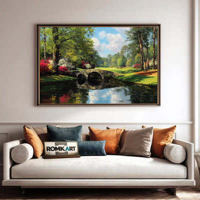 Augusta National Golf Course Sports Oil Painting - image 4