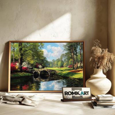 Augusta National Golf Course Sports Oil Painting - image 6
