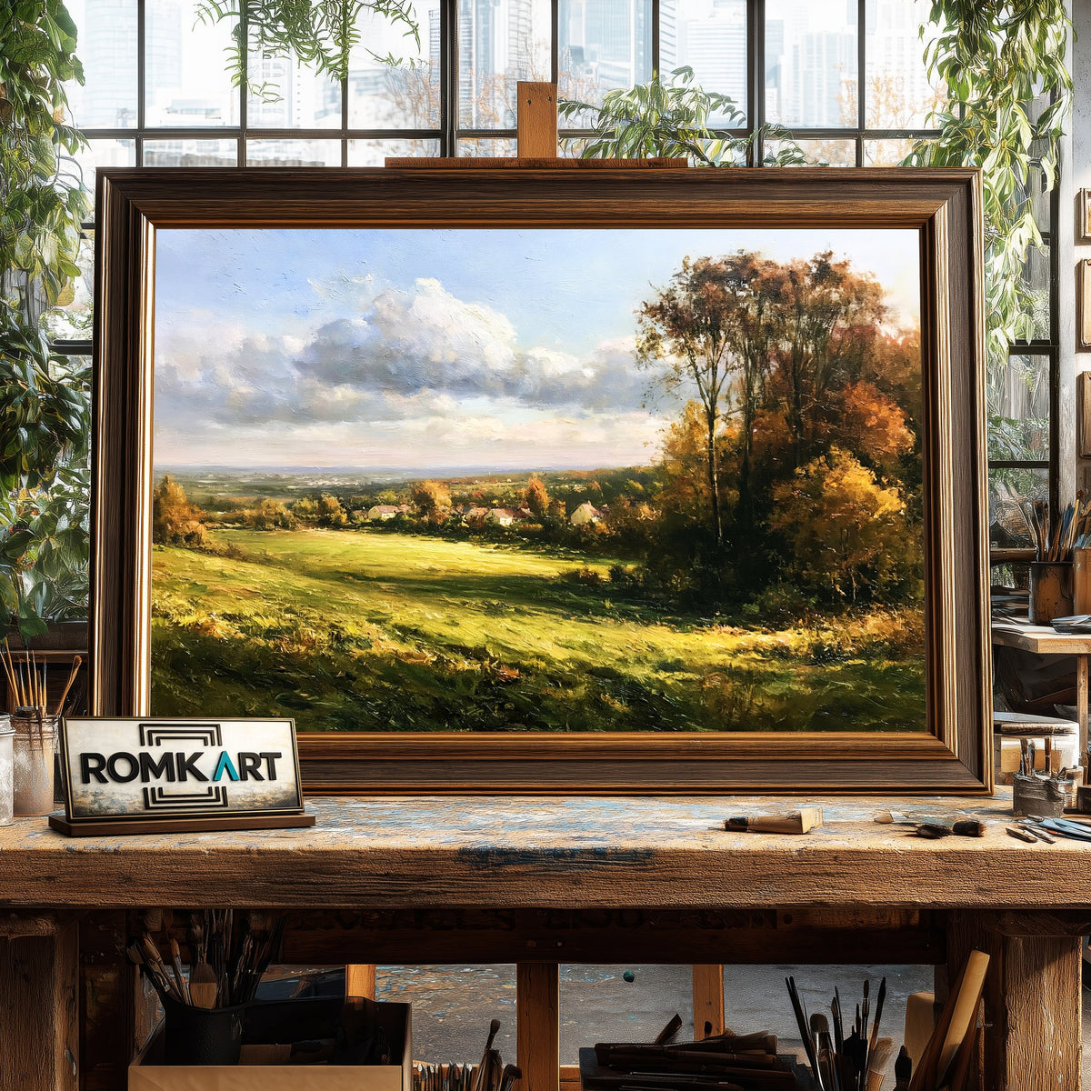 Autumn Landscape Oil Painting - image 2