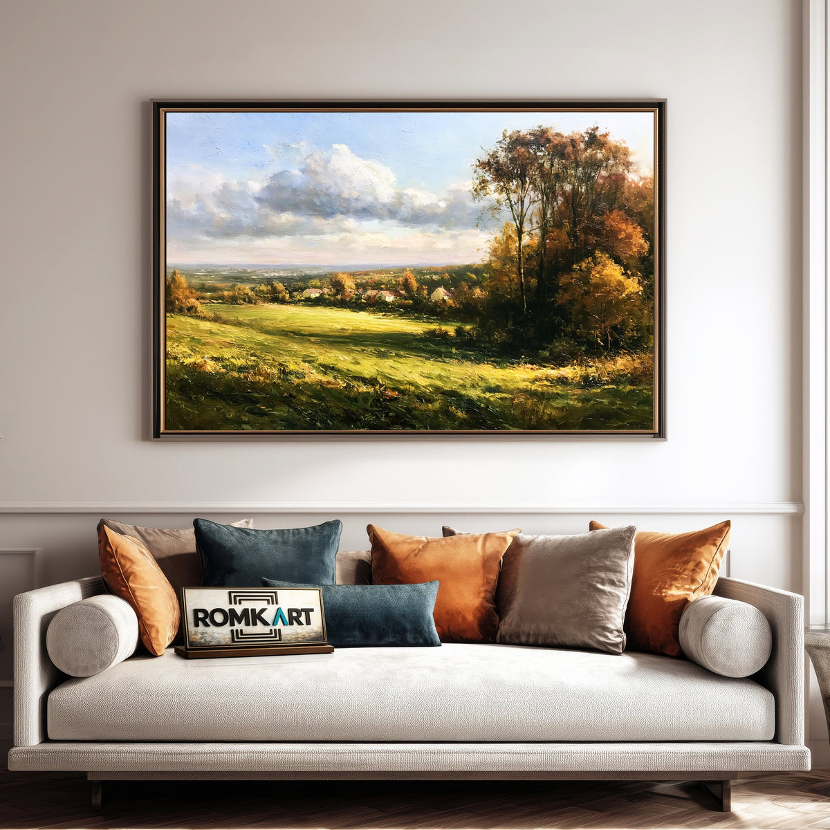 Autumn Landscape Oil Painting - image 4