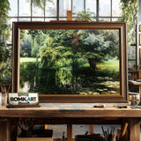 Backwater At Wargrave Oil Painting - image 2