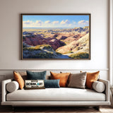 Badlands Canyon Landscape Oil Painting - image 4