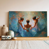 Ballerinas Oil Painting - image 3