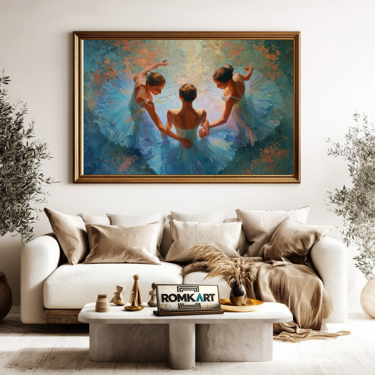 Ballerinas Oil Painting - image 5