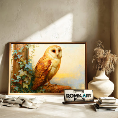 Barn Owl Oil Painting - image 6