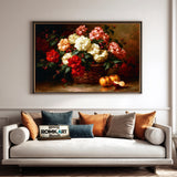 Basket Floral Still Life Oil Painting - image 4