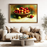 Basket Of Apples Still Life Oil Painting - image 5