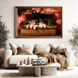Basket Of Cats Oil Painting - image 5