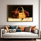 Basket Of Grapes Oil Painting - image 4