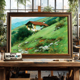 Basque House In The Hill Oil Painting - image 2
