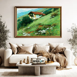 Basque House In The Hill Oil Painting - image 5