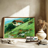 Basque House In The Hill Oil Painting - image 6