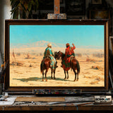 Battlefield - Hand-Painted Oil Painting - View 1