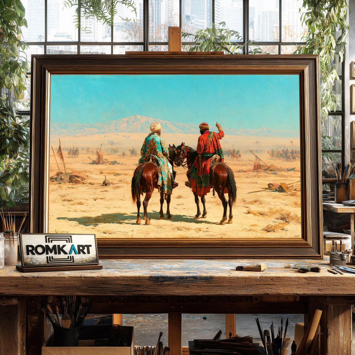 Battlefield Oil Painting - image 2