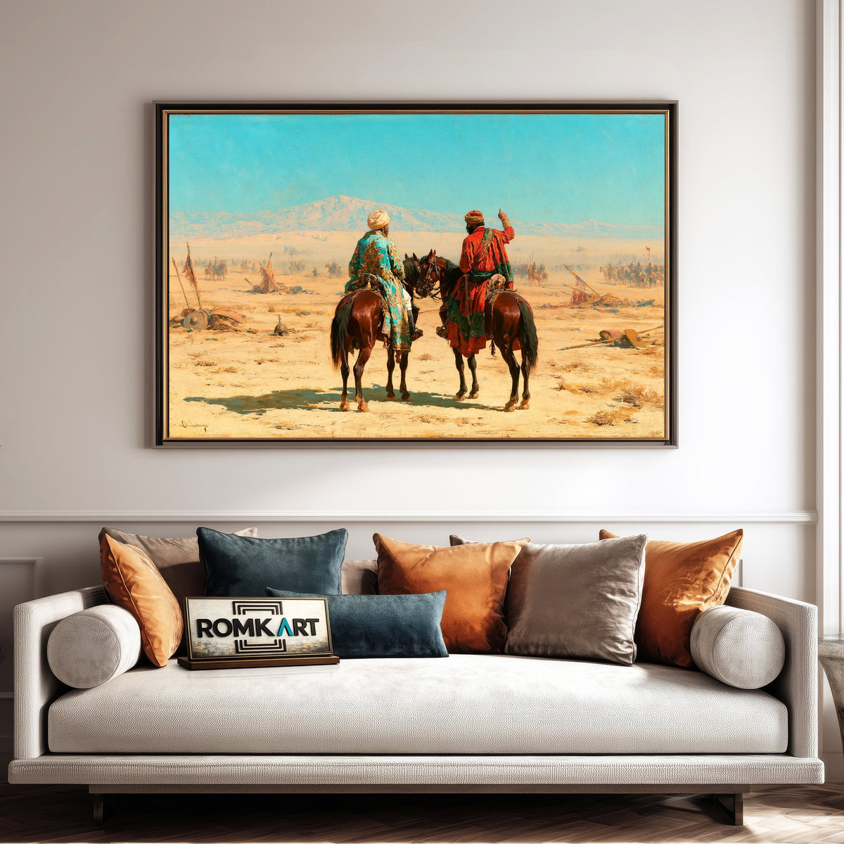 Battlefield Oil Painting - image 4