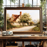 Berkshire Cottage Oil Painting - image 2