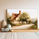 Berkshire Cottage Oil Painting - image 3