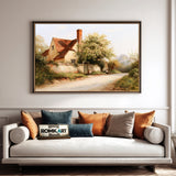 Berkshire Cottage Oil Painting - image 4