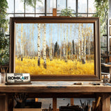 Birch Forest Oil Painting - image 2