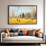 Birch Forest Oil Painting - image 4