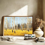 Birch Forest Oil Painting - image 6