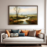 Bleak Autumn Day Oil Painting - image 4