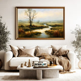 Bleak Autumn Day Oil Painting - image 5