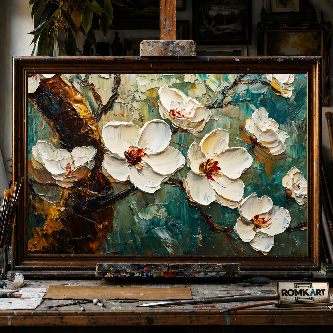 Blossom Tree hand-painted oil painting on canvas